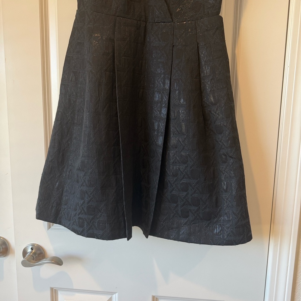 Kirna Zabete Black Textured Mini Dress - Picture 3 of 11